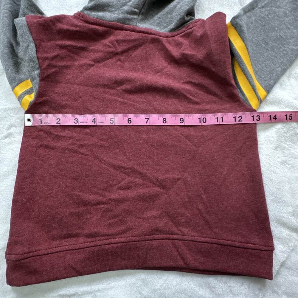 NFL Washington Commanders Pullover Hoodie Youth Girls Small 4 Sweatshirt Sparkle - Picture 9 of 10